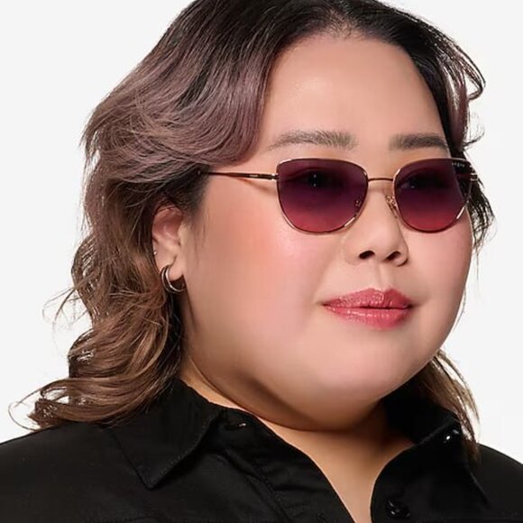 Vogue Women Sunglasses Silver Blue Grey Grad Butterfly VO4233S 323/V154 NEW main image 6